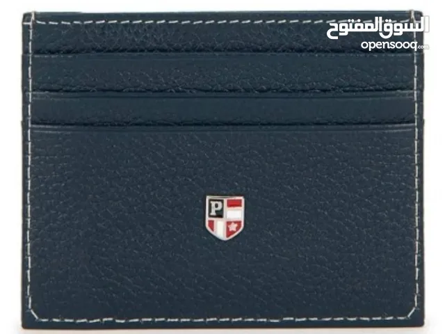 POLO ASSIN Card Holder (Blue Leather)