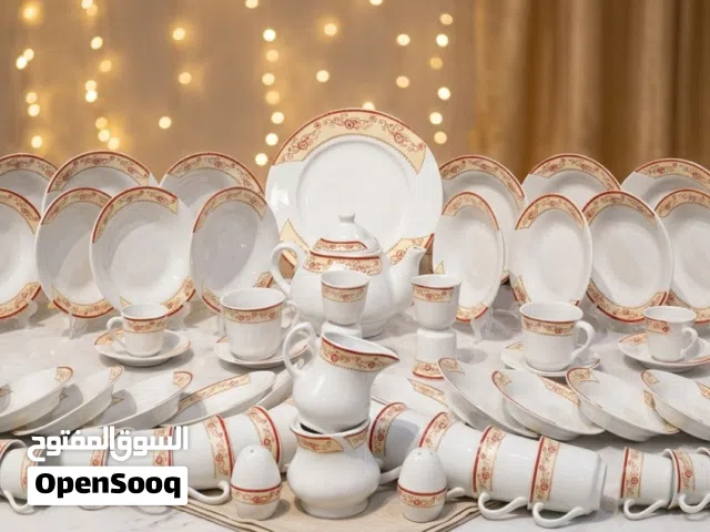 طقم صيني مستورد بضمان 5 سنين 95 قطعة جديد