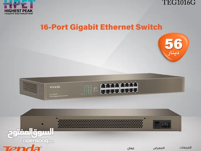 محول جيجابايت Tenda TEG1016G Gigabit Ethernet Switch 16Port