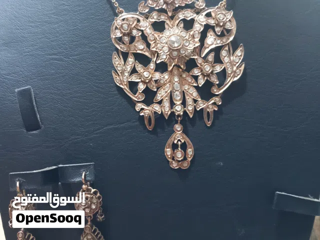 عقد ذهب مرصع في الالماس انتيك عثماني