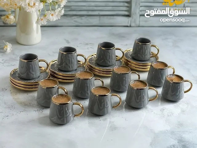 متوفر كولكشن العيد تشكيه ولا أروع من الفناجين القهوه كوالتي ممتاز مشاءالله تبدأ الأسعار من 12دينار