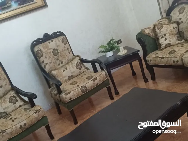 طقم كنب خشب زان مستعمل نظيف