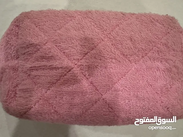شنطة مكياج قماش الفوطه لون وردي