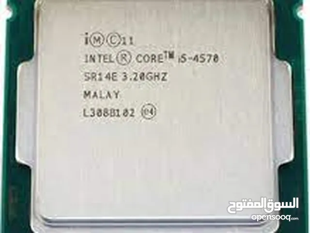 معالج i5 4570 + زوز قطع رامات 4g+4g