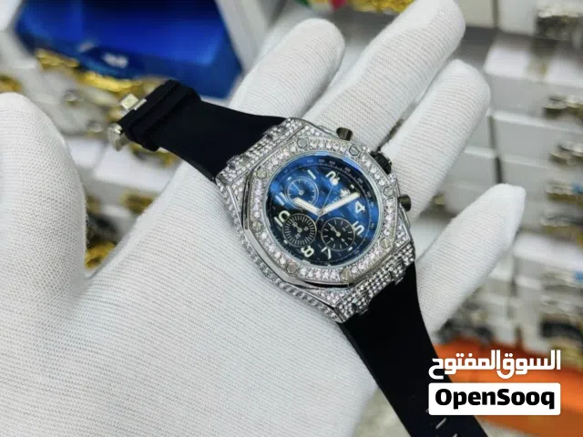 ساعة نسائية مرصعة بالكريستال