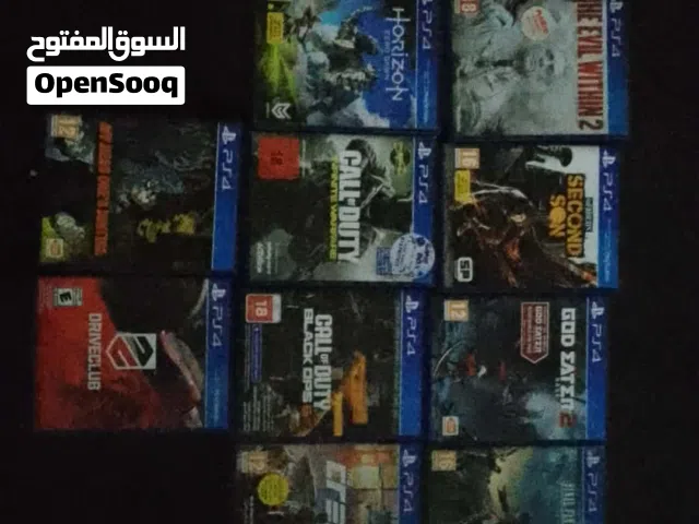 سيديهات بلاستيشن 4 مستعمل شبه جديد