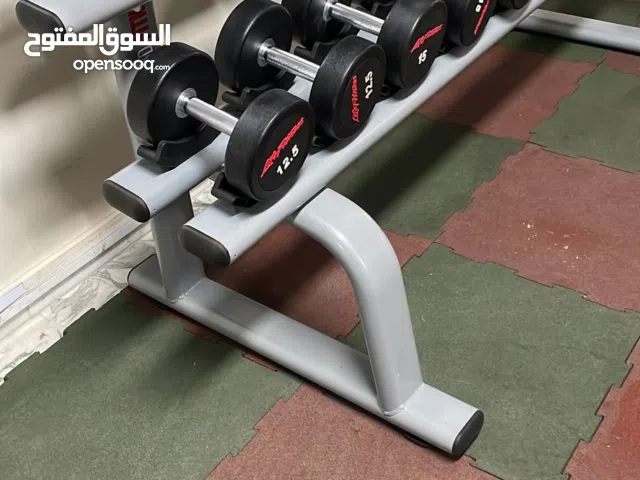 اوزان دامبلز ثابت لايف فيتنيس جميع الاوزان متوفره