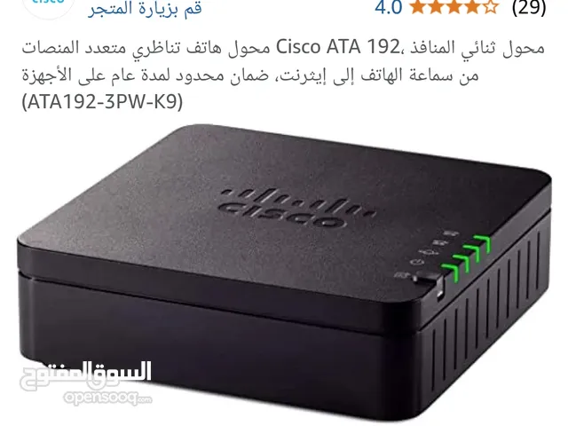 محول الهاتف التناضريcisco ata 187 analog telephone adapter