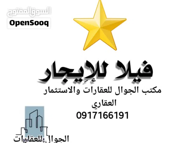 فيلا حديثة للايجار شارع الكاتب العام سابقا