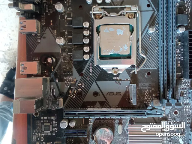 للبيع: معالج i5-9600KF + لوحةB365M-K للبيع قطع نضيفات شغلين 100٪