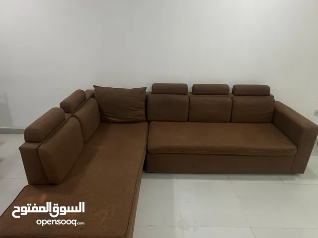 KING BED (With Mattress) + 2 Nightstand + 6 Seater Dining Table + L Shape Sofa