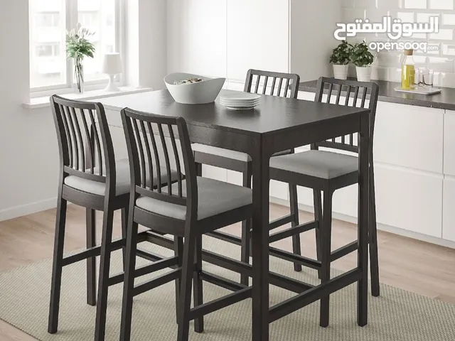 Dining Table With Two Stools - IKEA EKEDALENطاولة مع كرسيين