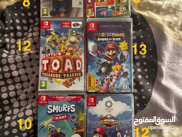 للبيع ألعاب نينتيندو سويتج For sale Nintendo switch games