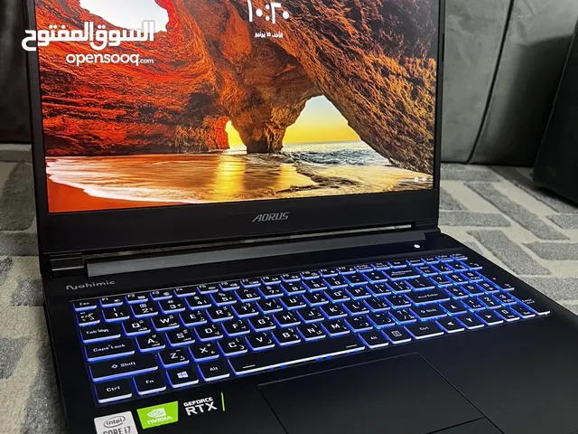 لابتوب جيمنغ AORUS 15G - i7 الجيل العاشر + RTX + SSD