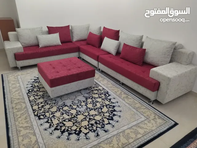 corner sofa with table