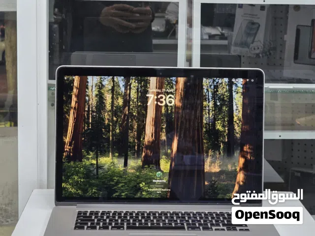 MacBook Pro 15 2013 i7 16GB Ram 750GB SSD لابتوب ابل