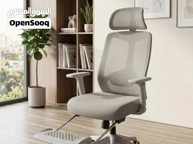 كرسي مكتب عملي ومريح - كرسي طبي مقعد فوم سماكه عالية - مريح جداً للقعدات الطويلة