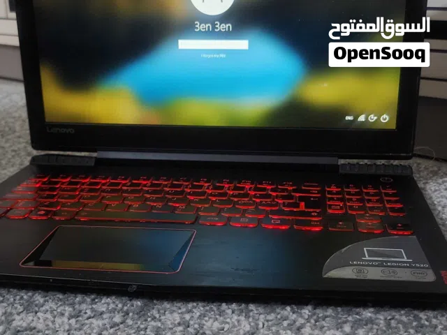 LENOVO LEGION Y520 I7 7700HQ GTX 1050 ti
