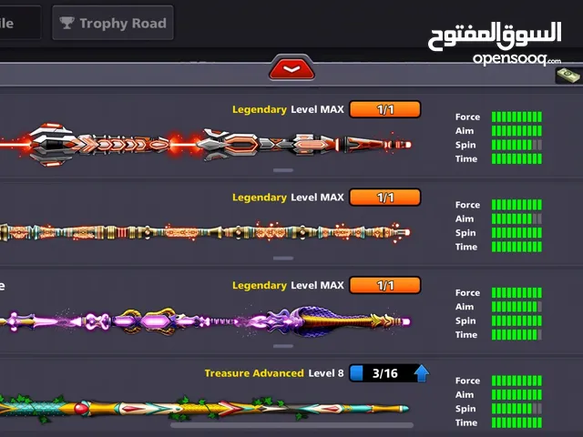 حساب 8ball pool خرافي لفل عالي بيع فقط بسعر حرق