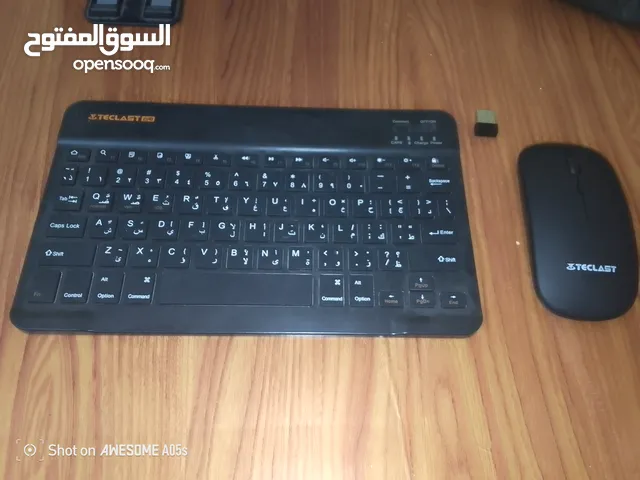 كيبورد وماوس استعمال نظيف شبه جدد وبالضمان اسبوعين للبيع ا او التبديل مع قلم الكتروني