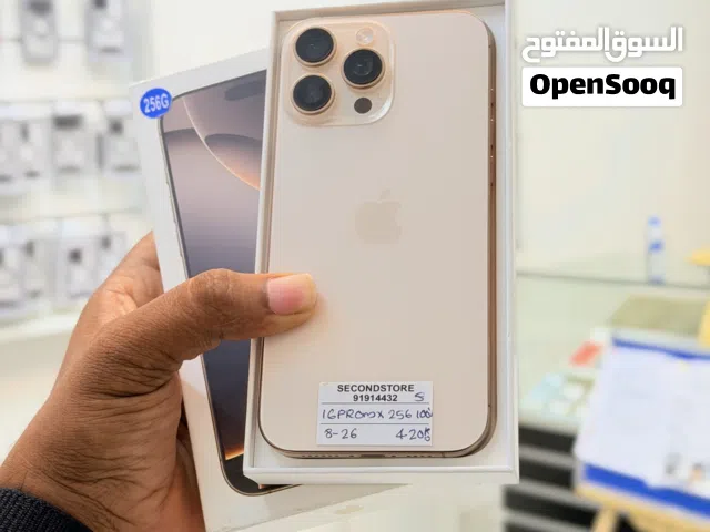Used Apple iPhone 16 Pro Max Gold 256GB - Excellent Condition, Only 1 Year Old