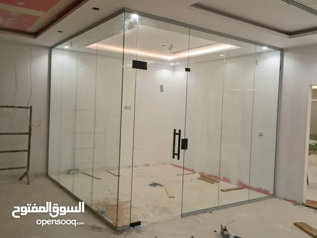 زجاج مكاتب شورات دربرزيم وجميع اعمال الامنيوم ابواب. شبابيك واجهات. واجهات استركشر
