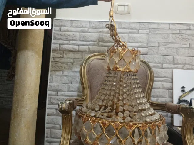 ثريات (انتيكا) نحاس فخمة  لون ذهبي ملوكي عصري