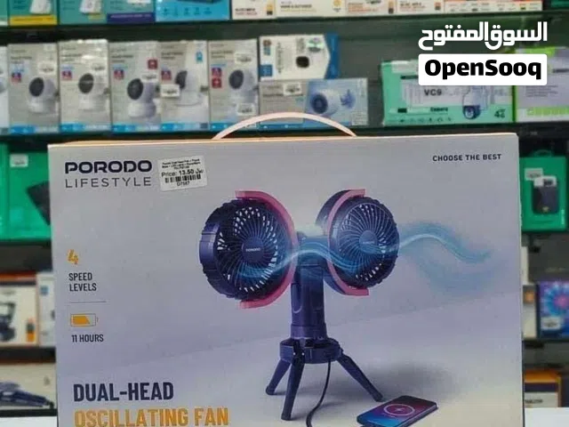 New Porodo Lifestyle Dual-Head Oscillating Fan