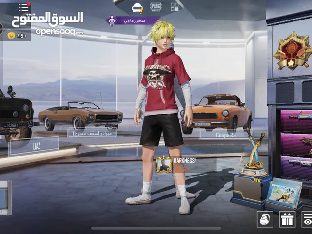 حساب ببجي عالمية من النوادر للبيع