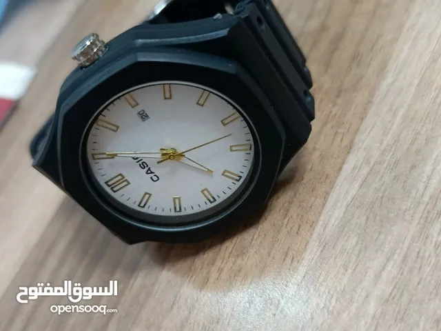 ساعة كاسيو سوداء عقارب يابانية أصلية