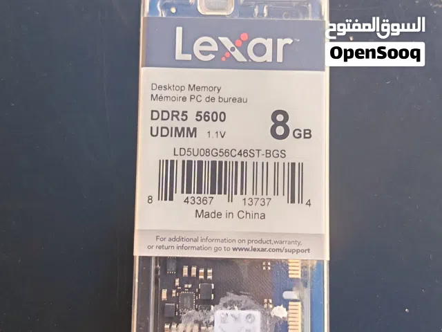 Lexar 8GB DDR5 5600MHz Desktop Memory UDIMM RAM (LD5U08G56C46ST-BGS)