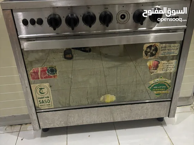 بوتجاز 5 عيون 60 في 90 استيل نظيف وشغال فقط مفتاح مكسور
