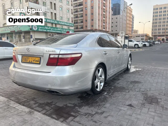 لكزس LS 460 موديل 2009 لون فضي، بحالة ممتازة، مرخصة، نظام كامل وتقنيات حديثة