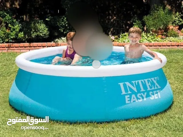 مسبح حلقة نفخ مع منفاخ القطر 183سم الارتفاع 51 سم