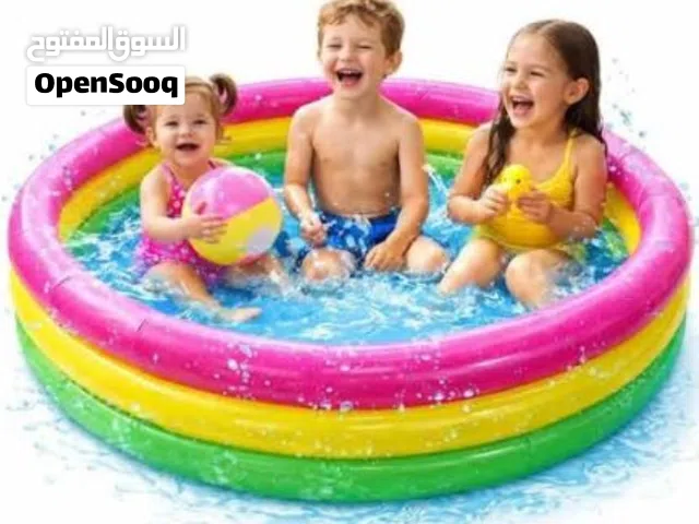 مسبح   بركة سباحه   تتسع 3 اطفال  بركه سباحة الاطفال الاصليه  انتكس و بيست واي  مكفوله مسابح برك