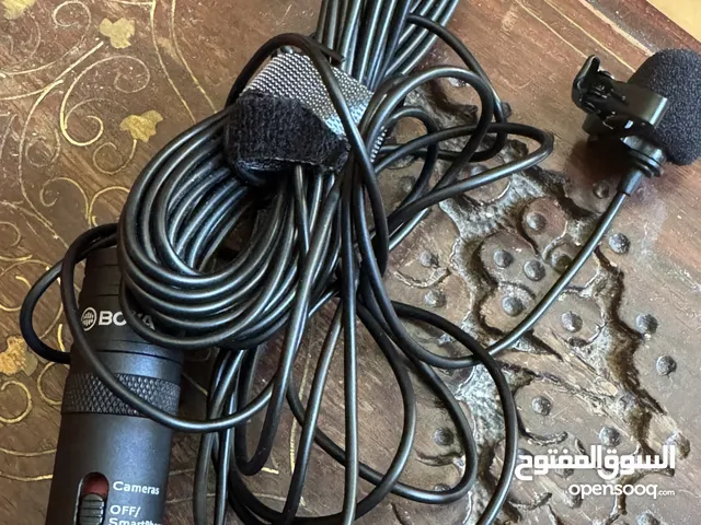 BOYA Microphone / Cameras & Smartphone ميكروفون BOYA ممتاز جدا، حالته وكالة