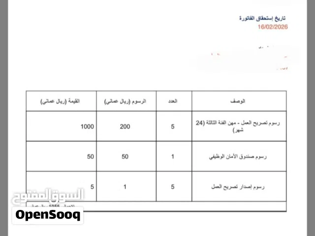 فرصة سجل إناث تنظيف مباني عدد 5 ماذونيات