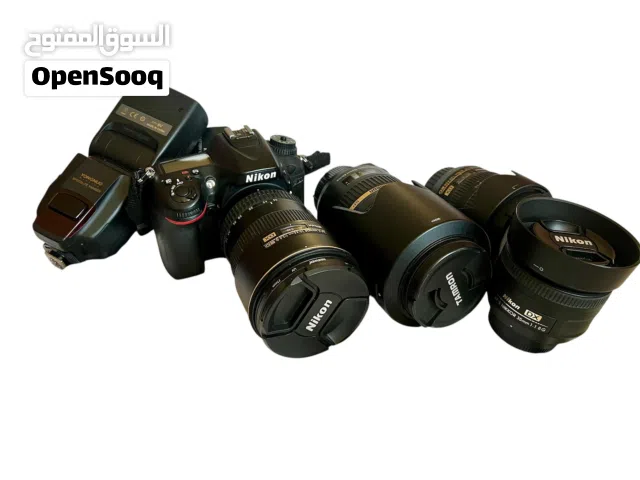 Nikon D7100 - نيكون مع عدسات وفلاش