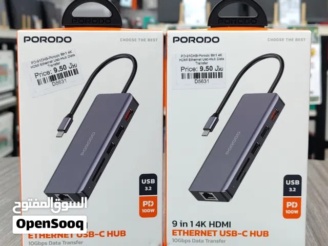 Brand New Porodo USB C Hub in Oman Broad compatibility