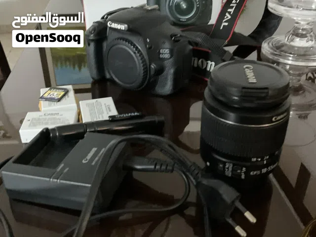 كاميرا كانون 600d بحالة الوكاله