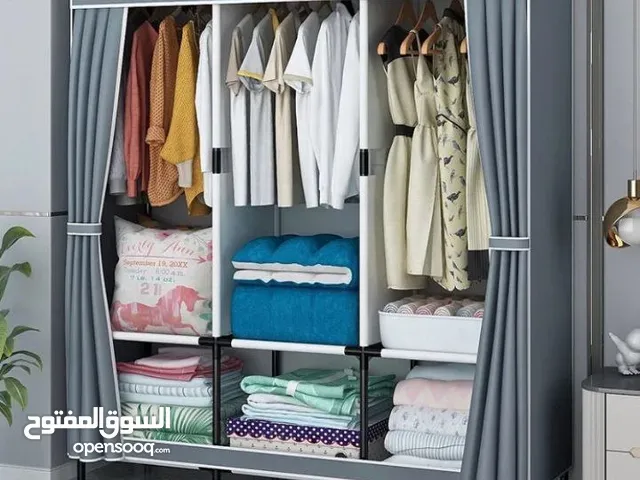 خزانة قماش قوية ومتينة أنيقة وجميلة سهلة الفك والتركيب لغرفة مرتبة لطفلك