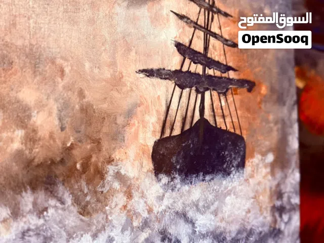 Panting boat storm 60*40 new