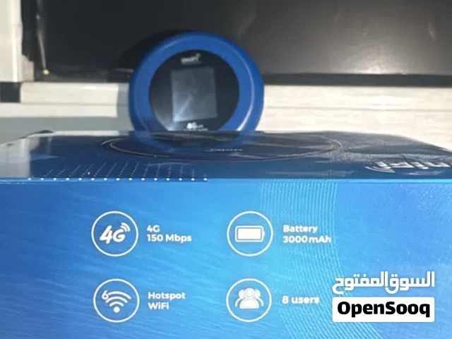 للبيع مودم محمول UniFi 4G يتميز بتصميم دائري