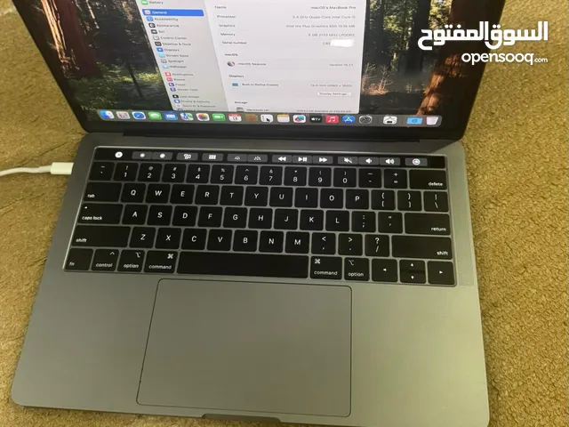 MacBook Pro 2019 8Gb 256Gb storage with Touch Bar