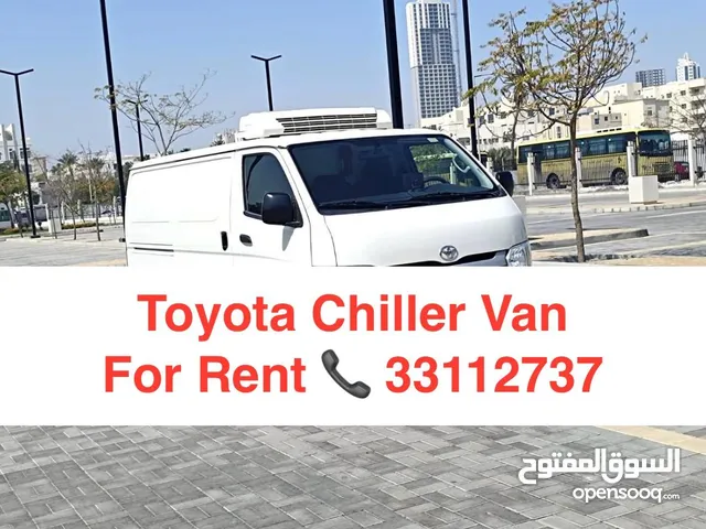 Toyota Hiace Chiller Bus & Dilvery Van For Rent باص للإيجار