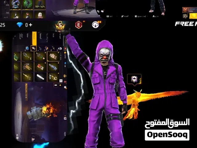 Free Fire Accounts and Characters for Sale in Irbid