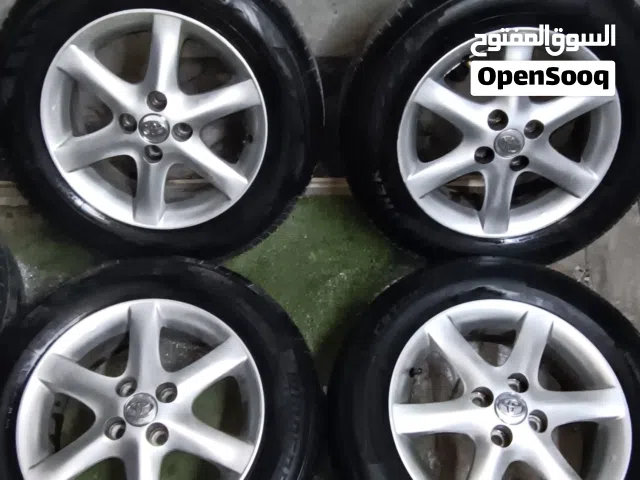 للبيع رنقات كورولا حجم 14 بحالة ممتازة نضيف جدا بدون ضربات معه تواير+بلوط