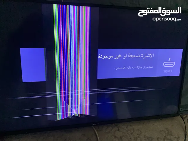 للبيع تلفزون شاشتة مكسورة 4k