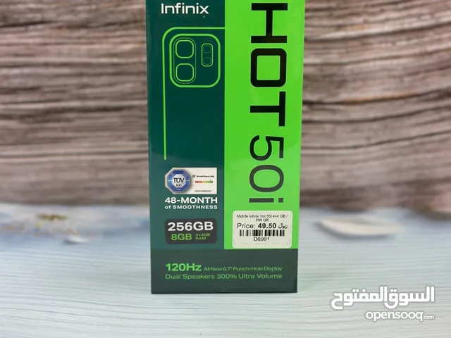 Infinix Hot 50i 4+4GB Ram 256GB Memory