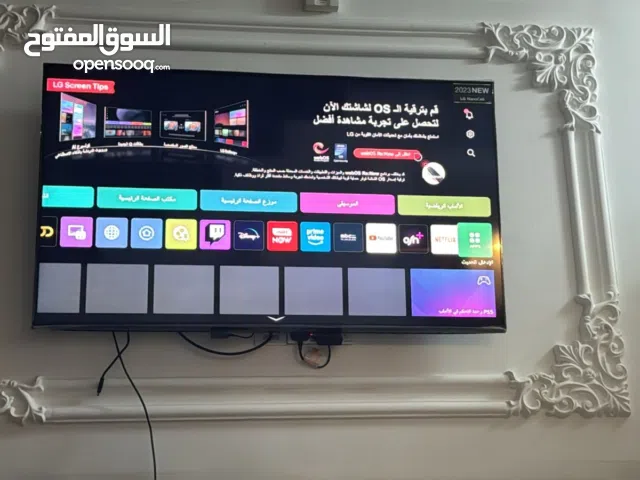 السلام عليكم شاشة الجي الاصلي اخت الجديدة فول مواصفات نانو سيل ريمونت ناطق حجم 55 انش ستلايت داخلي.